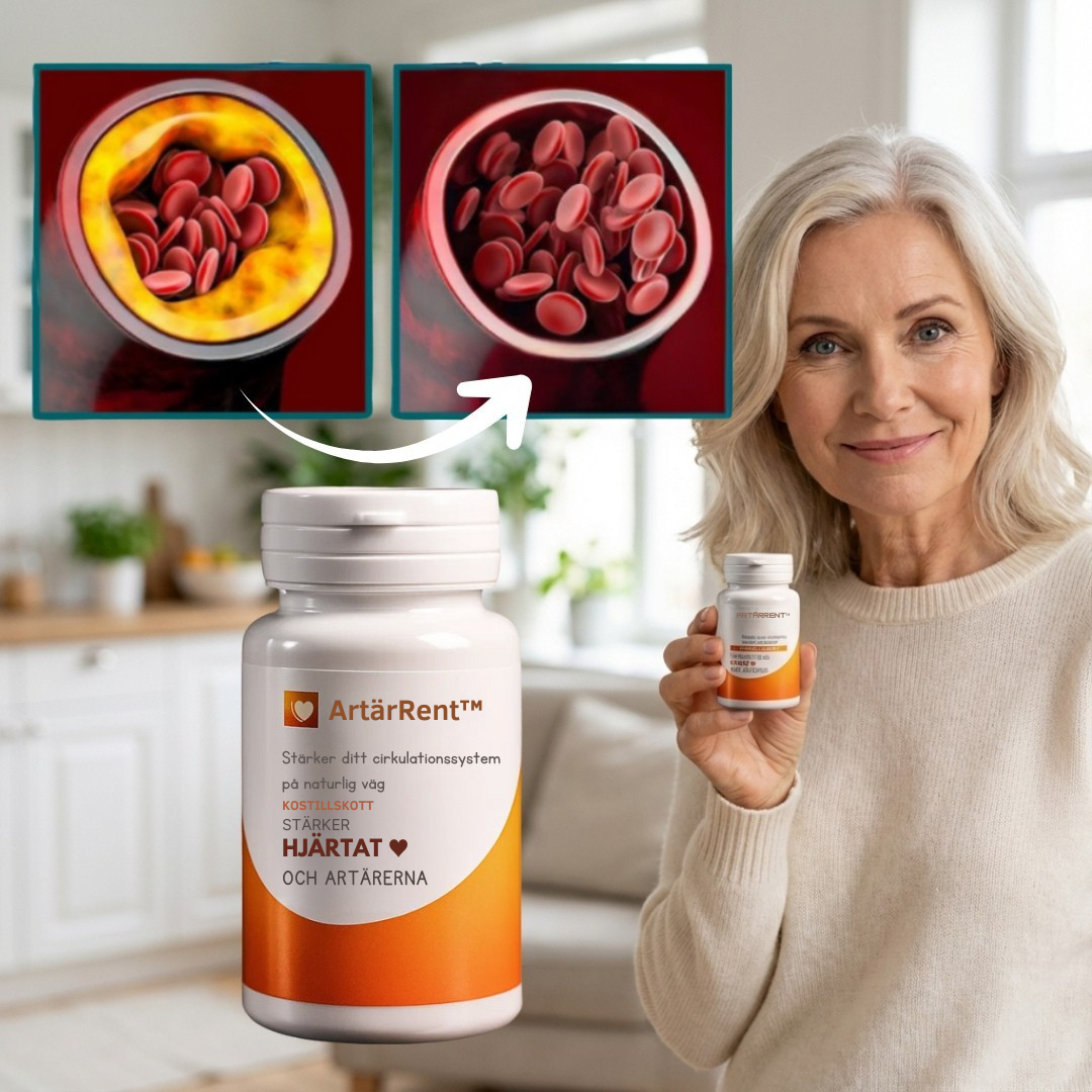 ArtärRent™ | Rengör 93 % av blodkärlen på 13 dagar!