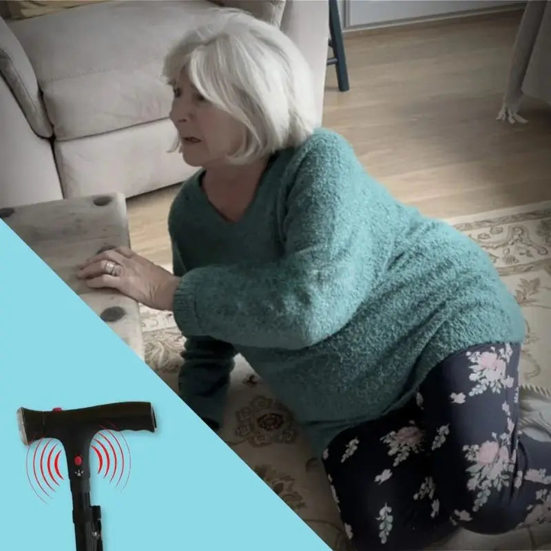 GångVän™ Anti-Val Stödkäpp | Känn dig direkt säker och stabil på benen!