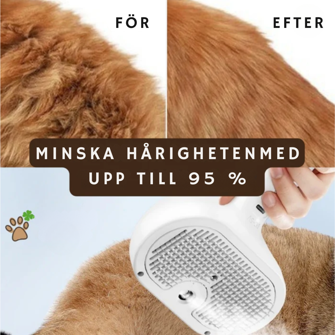 PälsSpa™ Pro | Professionell pälsvårdsborste för husdjur