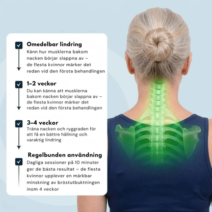 NackVila™ | Lindrar nacksmärtor orsakade av en puckel på naturlig väg
