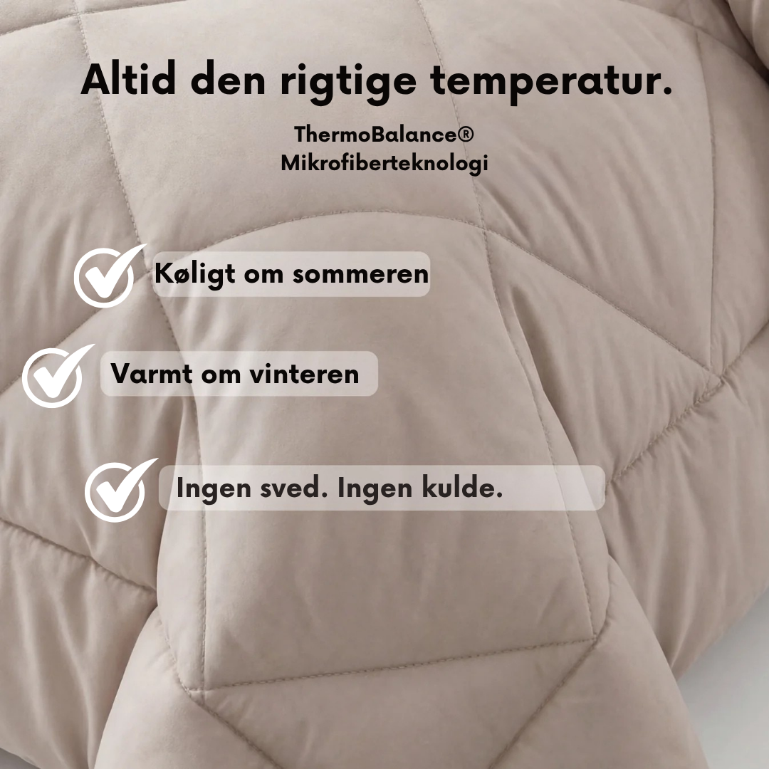 Sovro® Dyne | Den hurtigtørrende 2-i-1-dyne, der gør sengetøj overflødigt.