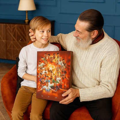 FotbollsKalender™ | Nedräkning till jul för fotbollshjältar