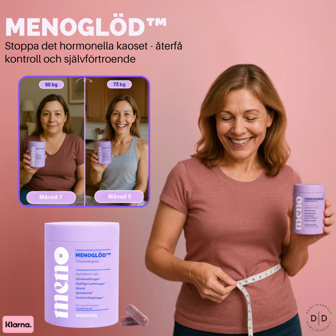 MenoGlöd™ | Naturligt stöd för balans under klimakteriet