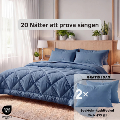 Sovro® Täcke | Det snabbtorkande 2-i-1-täcket som gör sängkläder överflödiga.