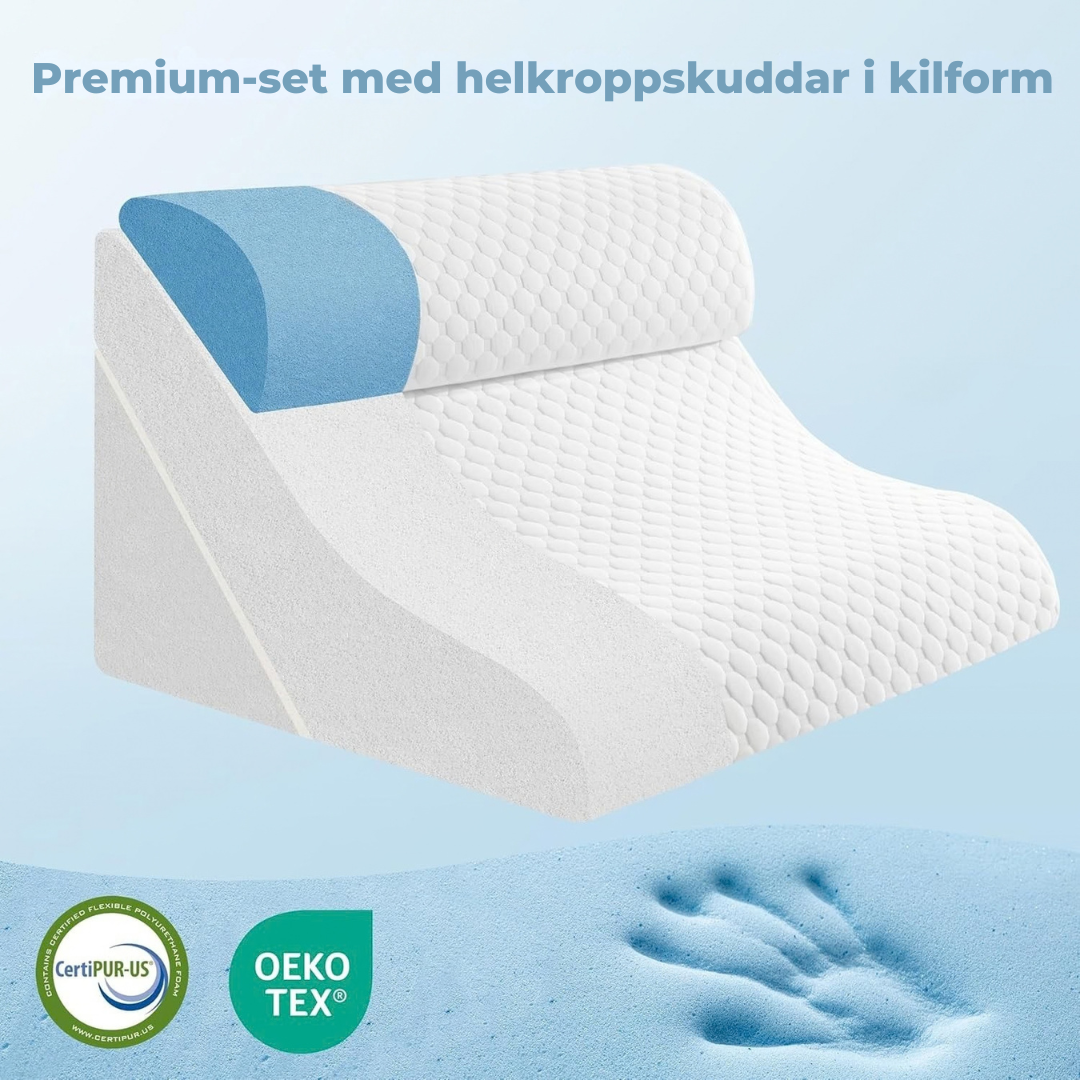 Läsvila™ – ställbar ryggkudde 3-i-1