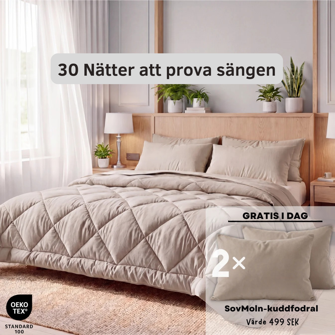 Sovro® Täcke | Det snabbtorkande 2-i-1-täcket som gör sängkläder överflödiga.