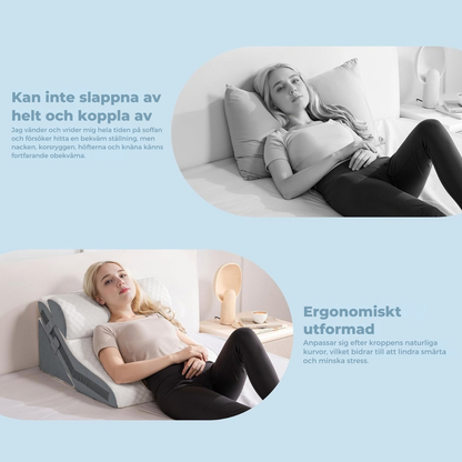 Läsvila™ – ställbar ryggkudde 3-i-1