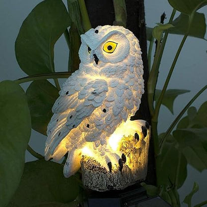 NordUggla | Solar Uil Lampe | Ge liv åt din trädgård!