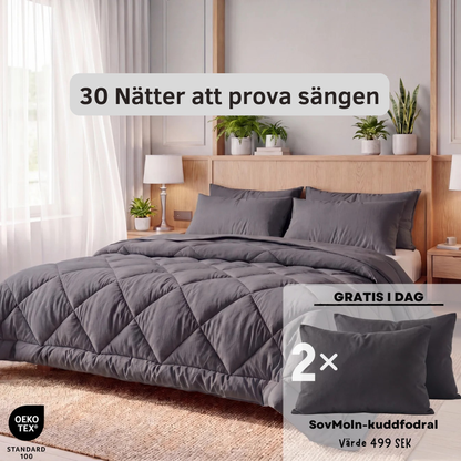 Sovro® Täcke | Det snabbtorkande 2-i-1-täcket som gör sängkläder överflödiga.