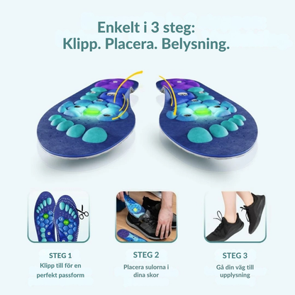 LjusSteg™ | Magnetiska Inlägg | Gå Ner i Vikt vid VARJE Steg | 1+1 GRATIS BLACK FRIDAY