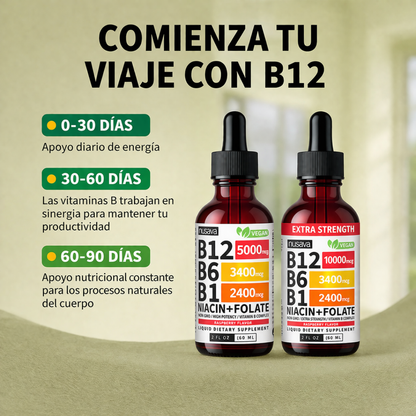 5 en 1 Vitamina B Complex en Gotas (60 ml)
