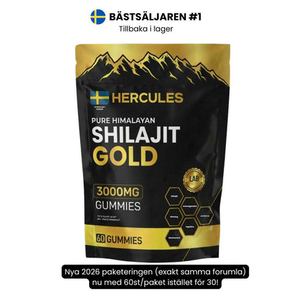 Urkraft Pro™ | 6 i 1 Shilajit Gummies | Naturlig kraft för kropp och sinne | NordVea