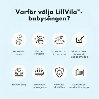 LillVila™ | Anti-reflux- Och Kolikvagga för Bebisar