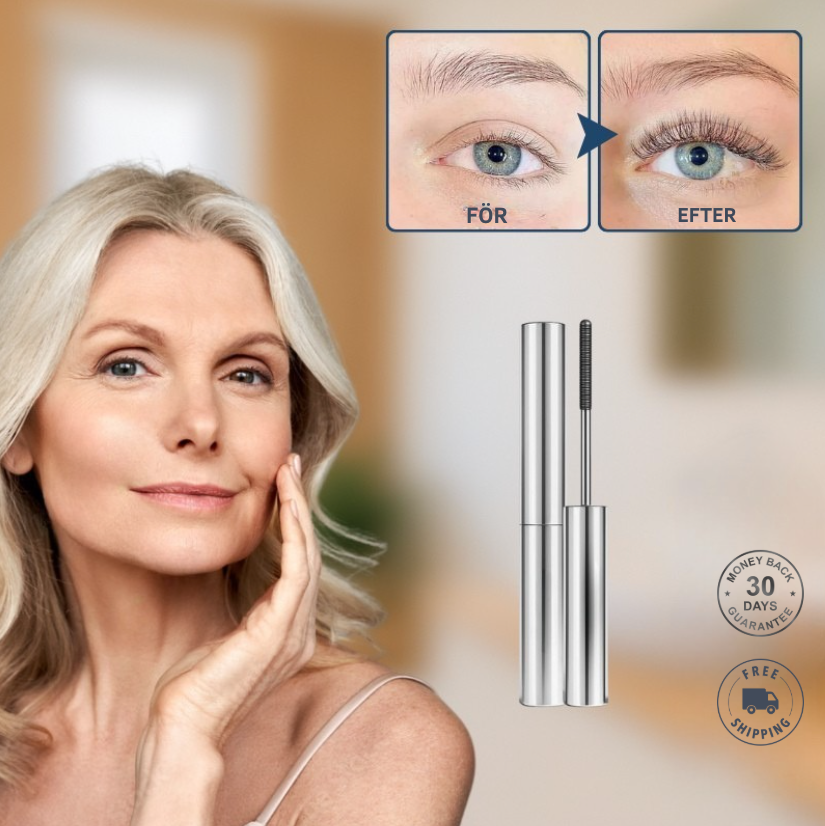 LjusLash™ Förlängande Mascara | Upplev 3 gånger längre ögonfransar på 5 minuter