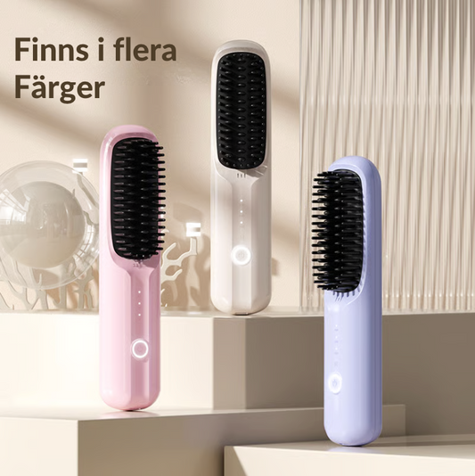 🔥50% rabatt🎁 | GlamIon™ | USB trådlös hårplattång med negativa joner