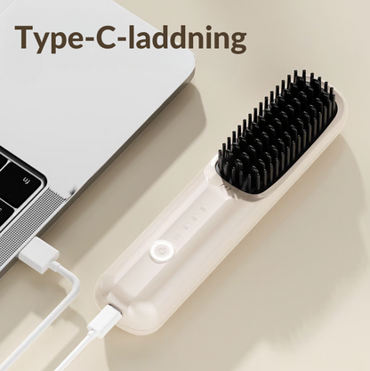 🔥50% rabatt🎁 | GlamIon™ | USB trådlös hårplattång med negativa joner