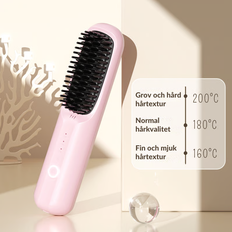 🔥50% rabatt🎁 | GlamIon™ | USB trådlös hårplattång med negativa joner