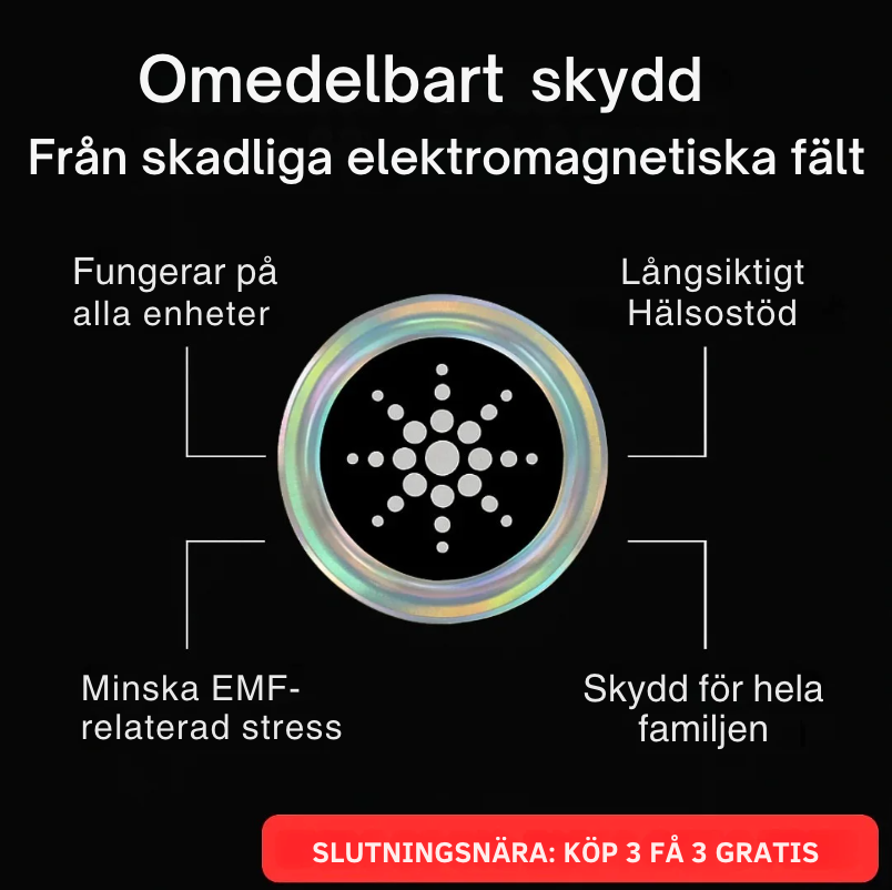 AURAQ™ EMF-skyddschips (Black Friday)