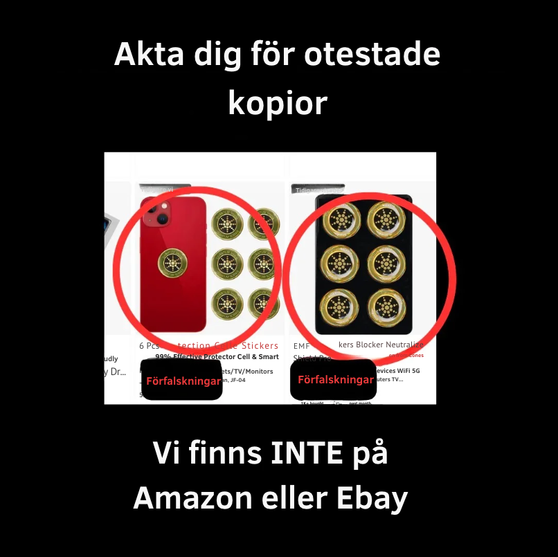 AURAQ™ EMF-skyddschips (Black Friday)