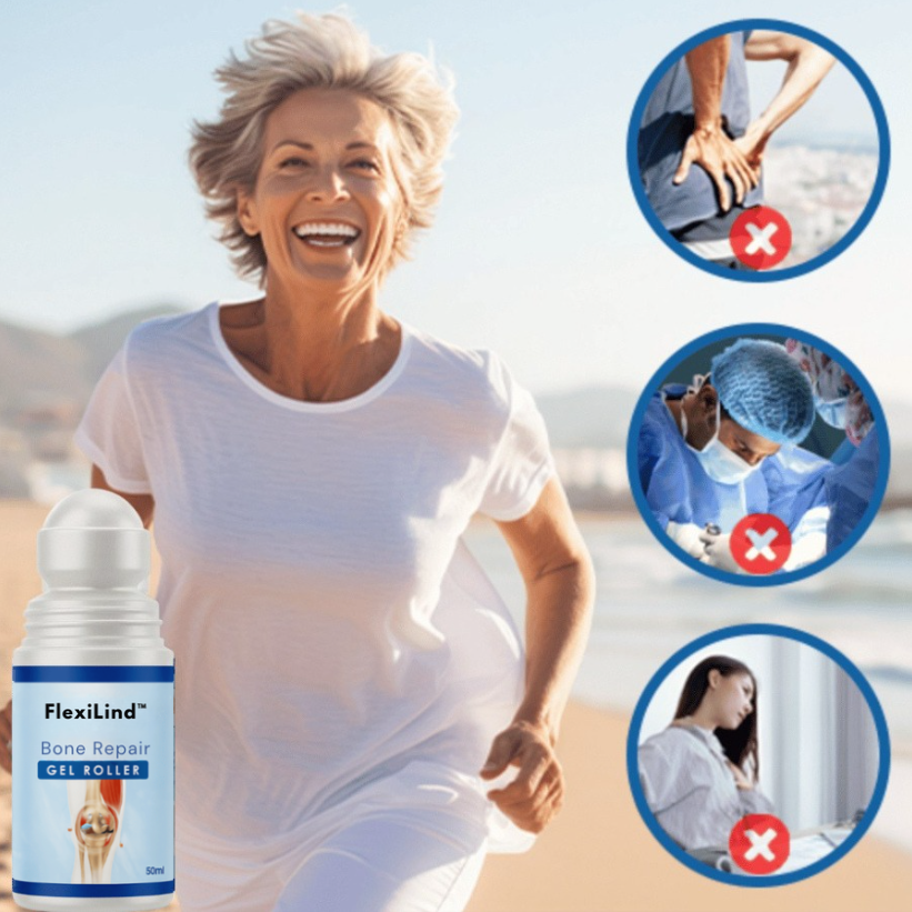 FlexiLind™ Gelroller | Lindrar nervsmärtor med 89 % inom 24 timmar!