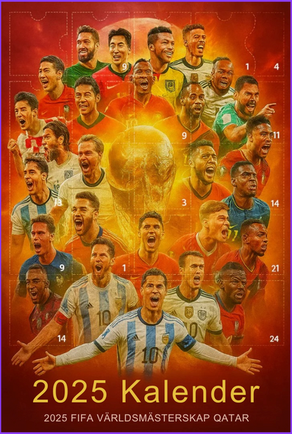 FotbollsKalender™ | Nedräkning till jul för fotbollshjältar