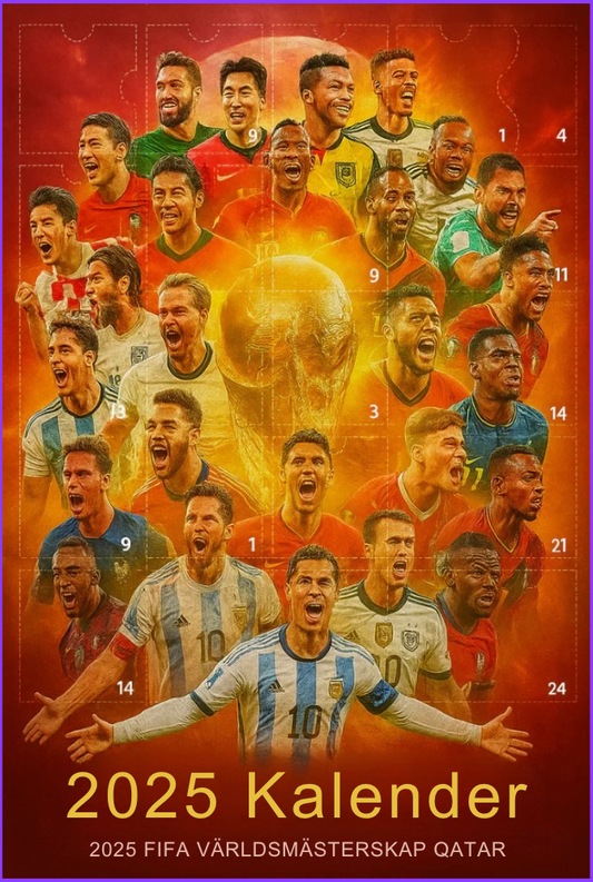 FotbollsKalender™ | Nedräkning till jul för fotbollshjältar