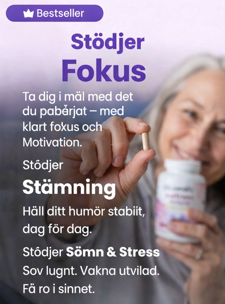 Skarpna™ Saffron+ | avancerat kosttillskott mot ADHD