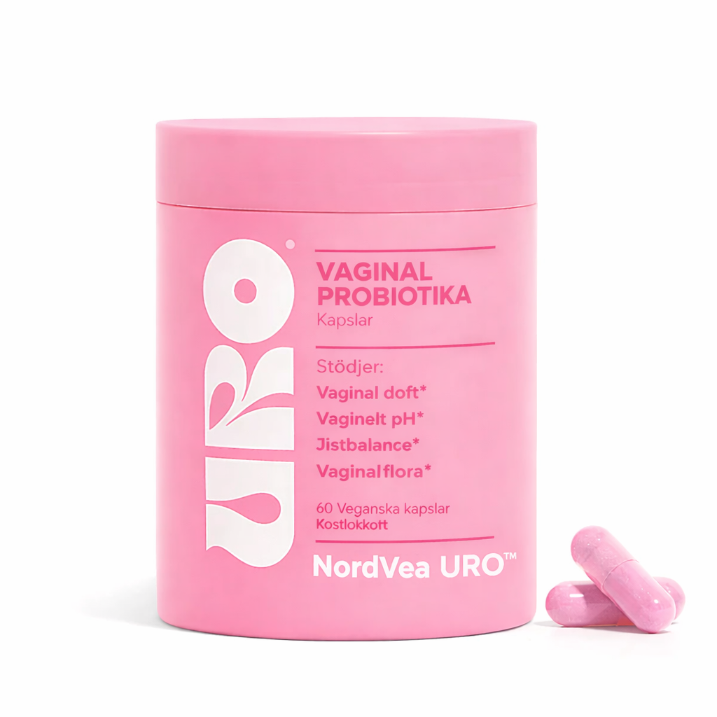 URO™ Vaginala Probiotika från NordVea – produktförpackning