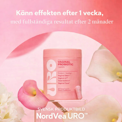 URO™ Vaginala Probiotika – 5 miljarder CFU per portion
