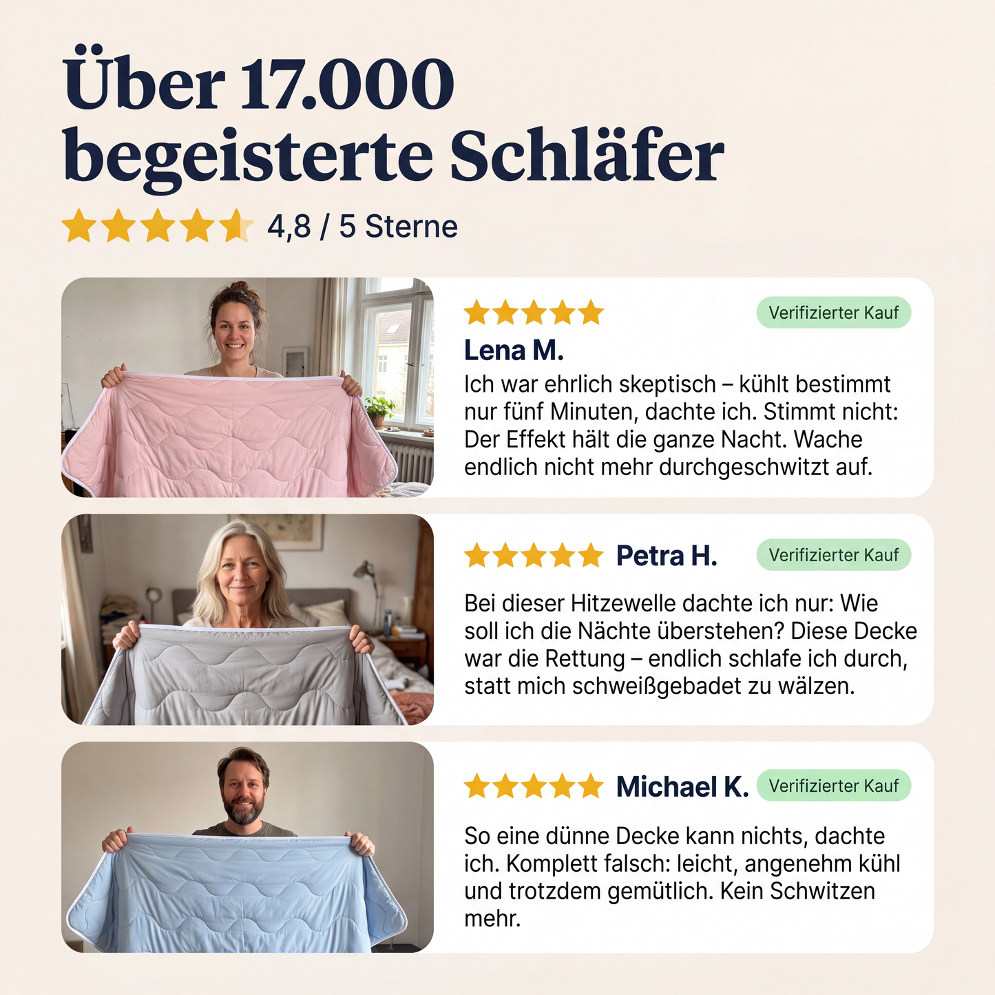 IsSilke® Täcke |  Ett svalkande istäcke för varma sommarnätter