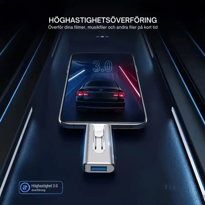 NexMinne™  | 4-i-1-minneskort | Ger dig mer utrymme på din telefon!