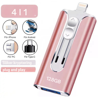 NexMinne™  | 4-i-1-minneskort | Ger dig mer utrymme på din telefon!